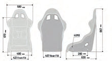 Sparco Pro 2000 QRT Seat Dimensions (2020)