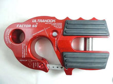 Factor 55 Ultrahook Winch Hook w/Shackle Mount Red