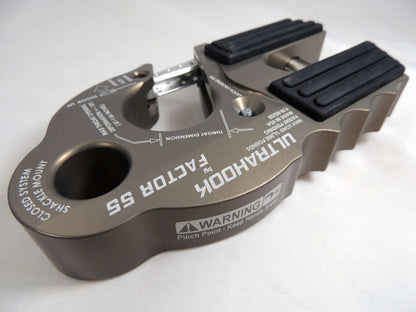 Factor 55 Ultrahook Winch Hook w/Shackle Mount