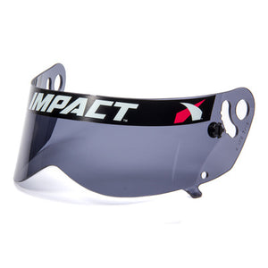 Impact Racing Anti-Fog Shield for Champ & Nitro Helmets 13199903 - Dark Smoke