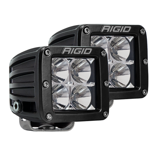 Rigid Industries D-Series Pro Flood Surface Mount Black Pair 202113