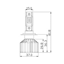 ARC Lighting Concept Series H7 LED Bulb Kit Pair