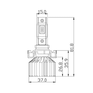 ARC Lighting Concept Series H16/5202 LED Bulb Kit Pair