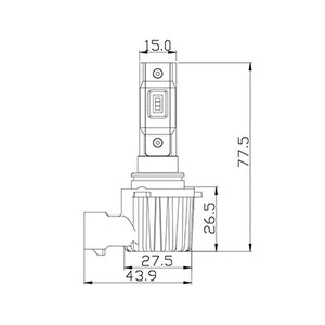 ARC Lighting Concept Series 9006 LED Bulb Kit Pair