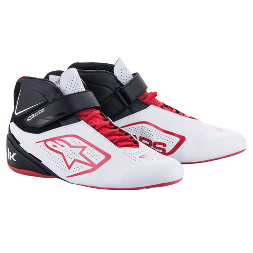 Alpinestars Tech-1 K V2 Karting Shoes (White/Black/Red)