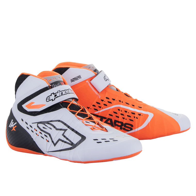 Alpinestars Tech-1 KX V2 Shoes (White/Orange/Black)