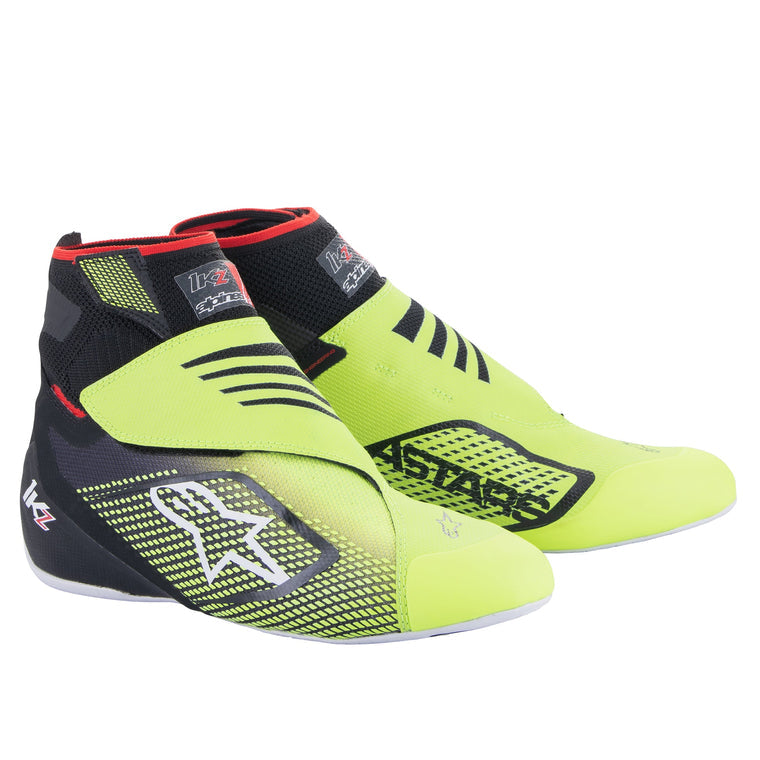 Alpinestars Tech-1 KZ V2 Shoes (Black/Yellow)