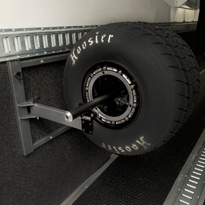 JOES Wheel Balancer installed in trailer