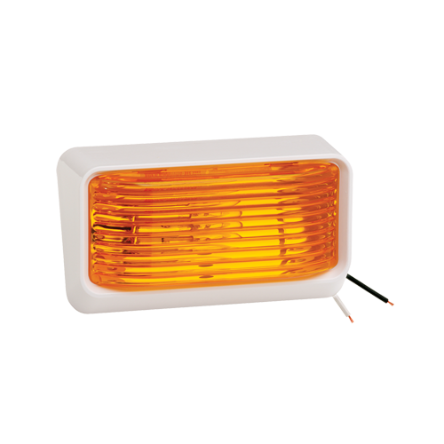 Bargman RV Trailer Porch Light Lens #78 Amber