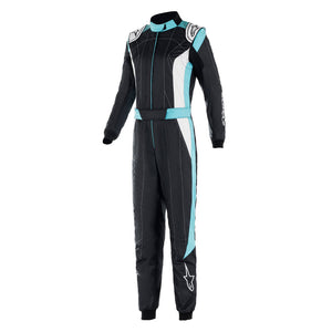 Alpinestars Stella GR Pro Comp V2 Suit (Black/Turquoise/White)