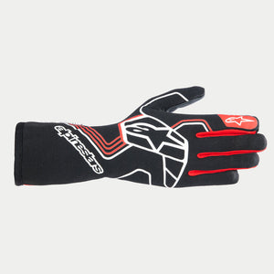 Alpinestars Tech-1 Race V4 Gloves FIA/SFI (Black/Red)