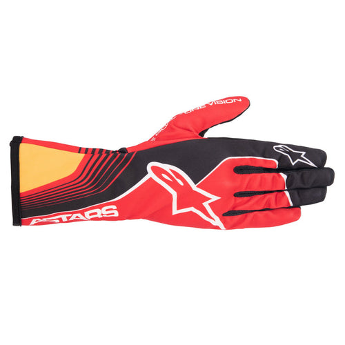 Alpinestars Tech-1 K Race V2 Future Gloves (Red/Tangerine)