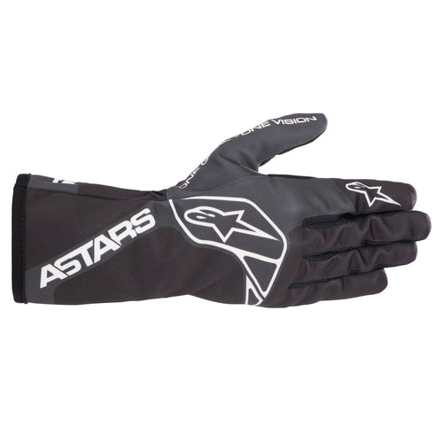Alpinestars Tech-1 K Race S V2 Vision Youth Gloves (Black/Tar Gray)