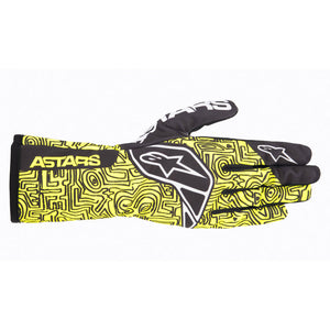 Alpinestars Tech-1 K Race V2 Vertical Gloves (Yellow Fluo)