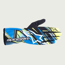 Alpinestars Tech-1 K Race V2 Competition Gloves (Yellow Fluo/Blue/White)