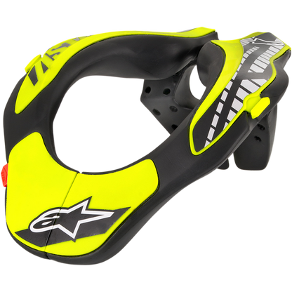 Alpinestars Youth Neck Support (Black/Yellow Fluo)