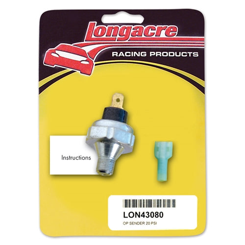 Longacre 20 psi Oil Pressure 1/8" NPT - Sender Only 43080