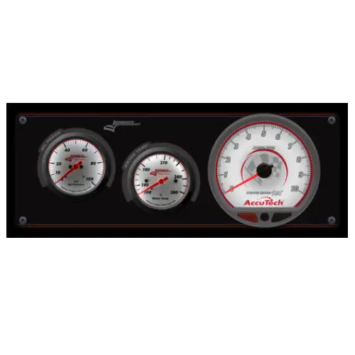 Longacre Sportsman™ Elite 2 Gauge Panel W/Tach Oil Pressure, Water Temp