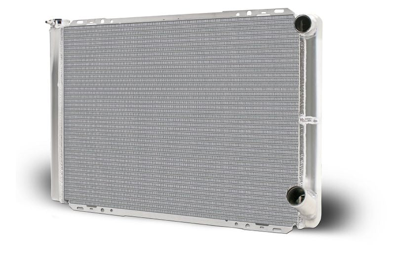 AFCO Racing Aluminum Radiator Circle Track 28 In Double Pass Chevy Extra Capacity LH Filler 80130NDP