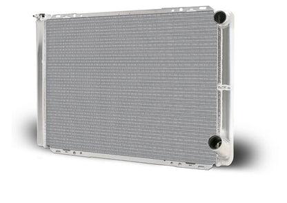 AFCO Racing Aluminum Radiator Circle Track 28 In Double Pass Chevy Extra Capacity LH Filler 80130NDP