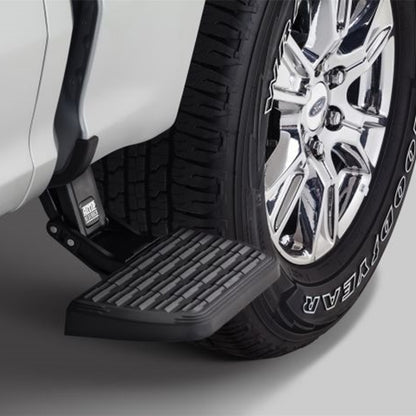 AMP Research 75412-01A BedStep2 Retractable Truck Bed Side Step for 2015-19 Ford F-150