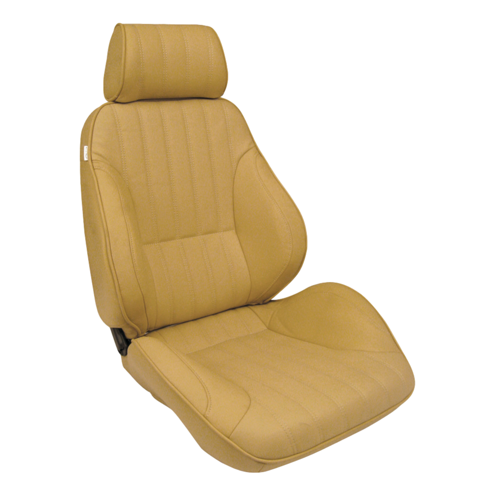 Procar Rally Recliner Seat 80-1000-54R - Right, Beige Vinyl