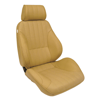 Procar Rally Recliner Seat 80-1000-54R - Right, Beige Vinyl