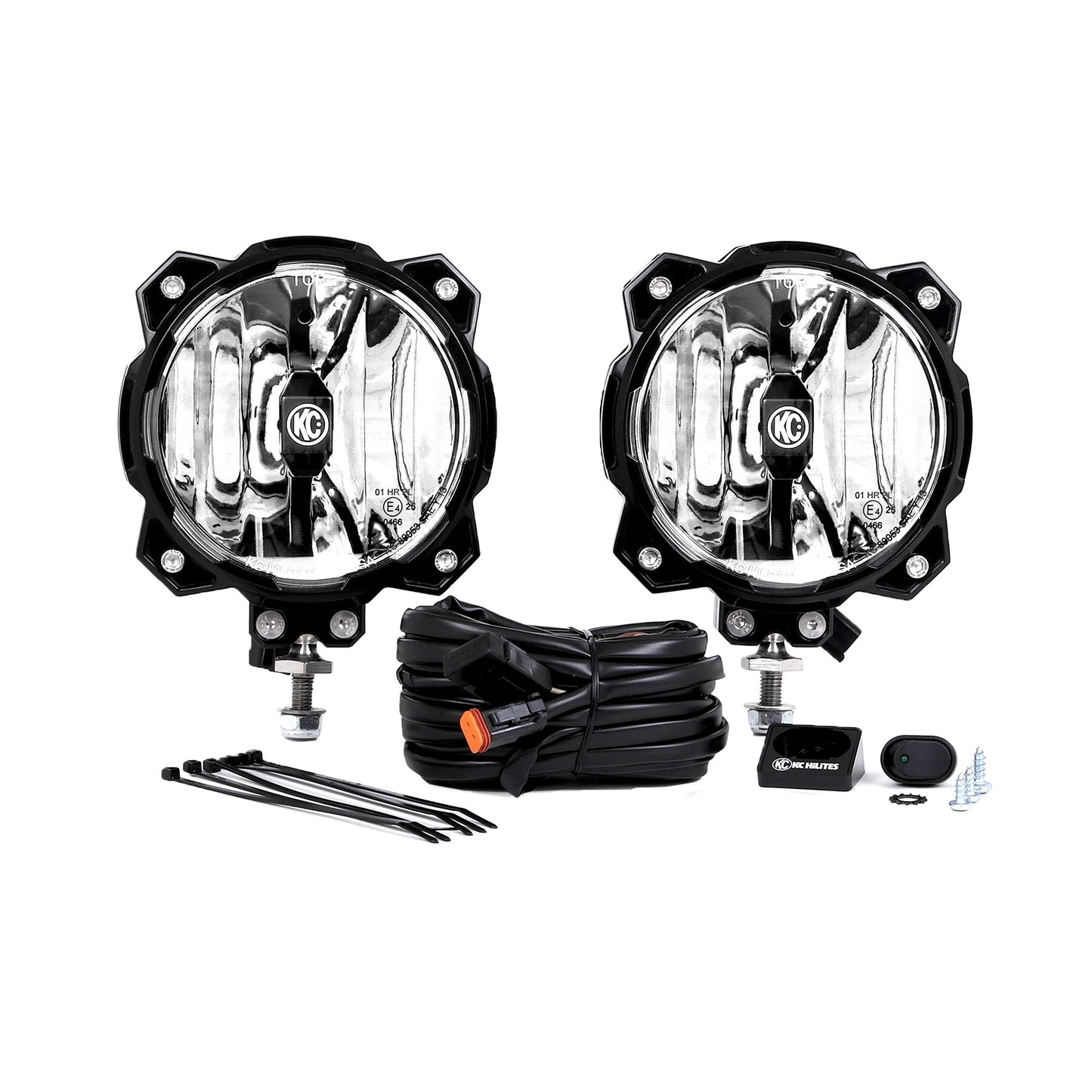 KC HiLiTES Pro6 Gravity LED Light Spot Beam 91301 (Pair)