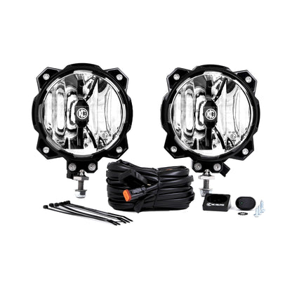 KC HiLiTES Pro6 Gravity LED Light Spot Beam 91301 (Pair)