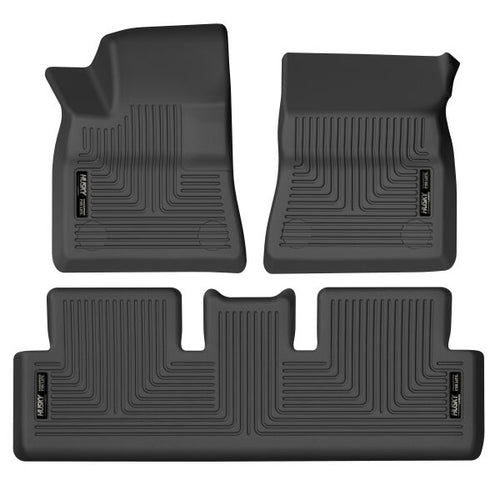 Husky Liners Weatherbeater Front & 2nd Row Floor Liners 95091 for Tesla 3