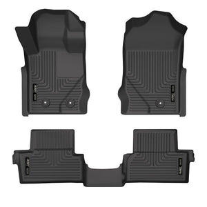 Husky Liners WeatherBeater Front & 2nd Row Floor Liners 95311 for Ford Bronco 2-Door