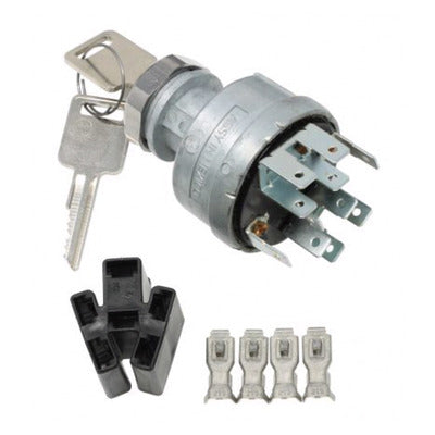 American Autowire Ignition Switch 4 Position with AAW Logo Key