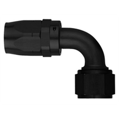 Aeroquip #8 90 Degree Hose End Black