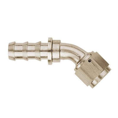 Aeroquip Nickel -6 Socketless 45 deg