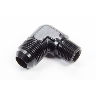 Aeroquip 90 Degree #12 to 1/2in Alum Adapter Black