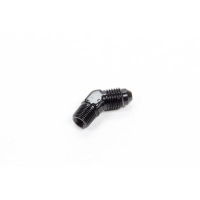 Aeroquip 45 Degree Aluminum #4 Flare 1/8 in Black