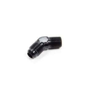 Aeroquip 45 Degree Aluminum #6 Flare 1/4 in Black