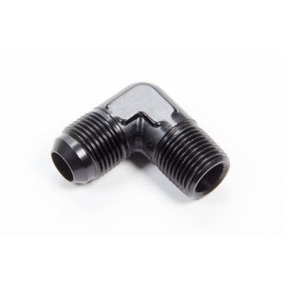 Aeroquip 90 Degree Aluminum #10 Flare 1/2in Black