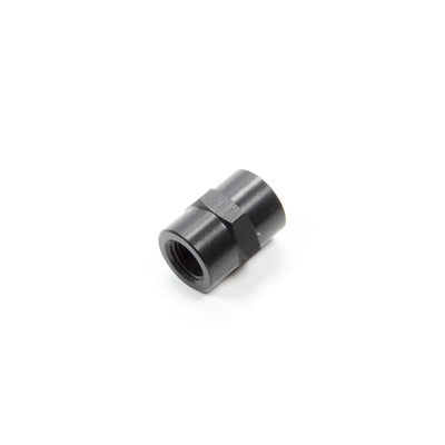 Aeroquip 1/4in Alum Pipe Coupler Black