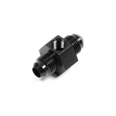 Aeroquip #6 Fuel Pressure Adapter Black