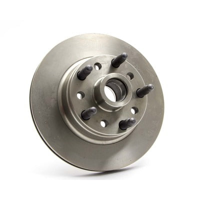 AFCO Racing Cast Iron Brake Hub & Rotor Flat 1975-81 Ford Style .875 Ines Thick 11 Ines Diameter on 5 x 5 In Bolt Pattern - 5/8 Coarse Studs 9850-6510