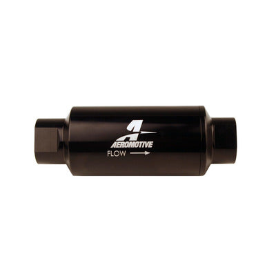 Aeromotive #10-ORB Fuel Filter Inline 10 Mircon Black