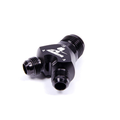 Aeromotive Y-Block Fitting - 12an to 2 x -8an