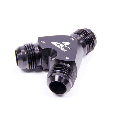 Aeromotive Y-Block Fitting - 12an to 2 x -12an