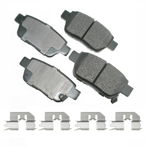 Akebono Brake Pads Rear Acura TL 09-14 Honda Ridgeline 06 ACT1103