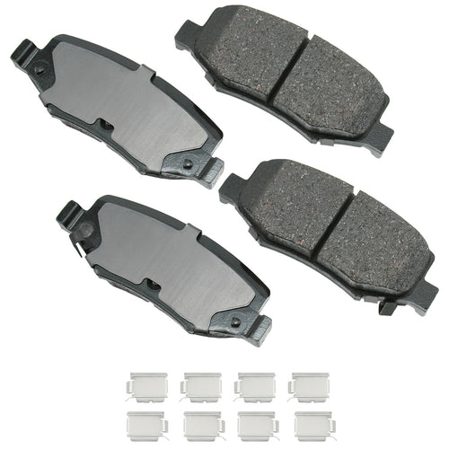 Akebono Brake Pads Rear Dodge Nitro 07-11 Wrangler ACT1274A