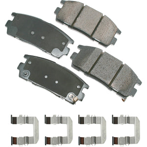 Akebono Brake Pads Rear Chevrolet Captive 12-15 Equinox 07 ACT1275