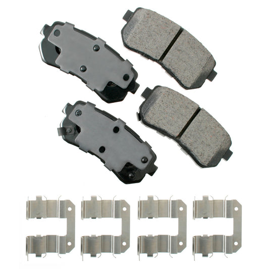 Akebono ProACT Ultra-Premium Rear Brake Pads ACT1398