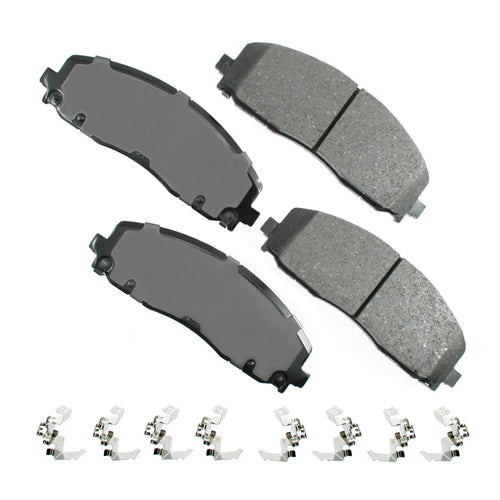 Akebono Brake Pads Front Chrysler Pacifica 17-19 T&C 12-16 ACT1589