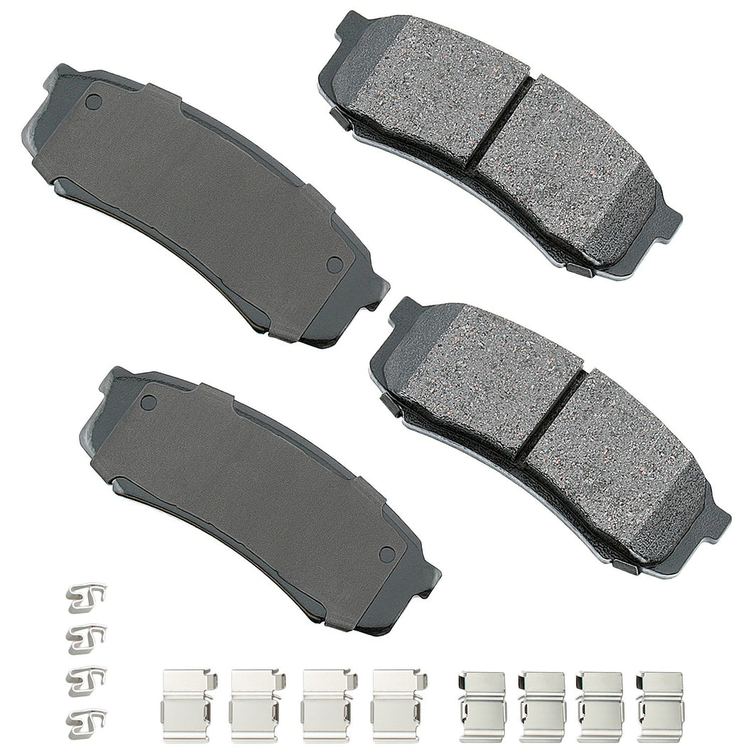 Akebono Brake Pads Rear Lexus 10- 19 GX470 03-09 ACT606A